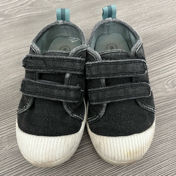 Two pairs of Cat & Jack slip-on Velcro shoes toddler boys size 8 - Picture 2 of 5